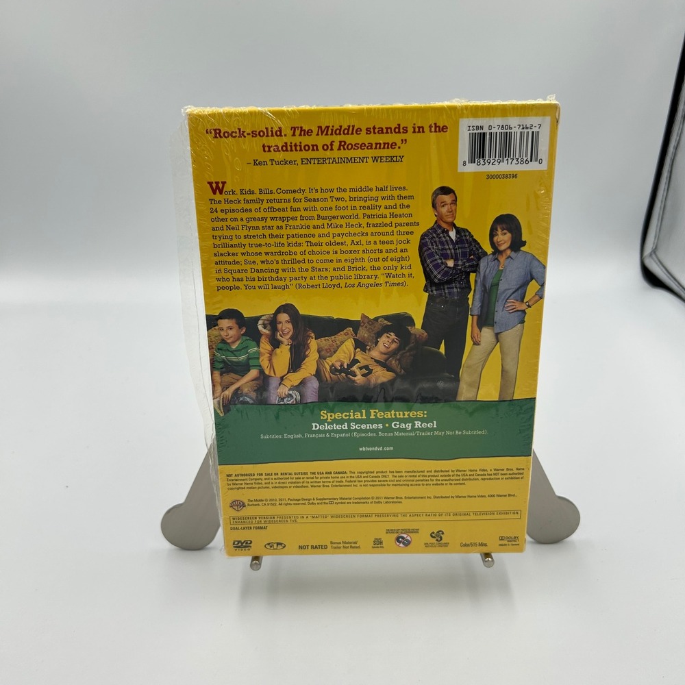 The Middle Season 2 DVD Complete Series TV Show Comedy Family New Sealed - Picture 2 of 2